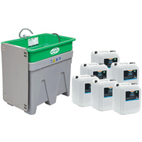 Ensemble de d&eacute;marrage pour lavage de pi&egrave;ces Maxi BIO-CIRCLE, Plastique - Walter Technologies Pour Surface 55D615CBP