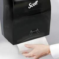 Scott&reg; Essential Hand Towel Roll Dispenser, Manual/No-Touch, 12.63" W x 10.2" D x 16.13" H - Kimberly-Clark 46253