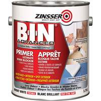 B-I-N&reg; Advanced Synthetic Shellac Based Primer, 3.78 L, Gallon, Tintable Bright White - Zinsser 273873