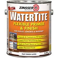 Watertite&reg; Weatherproof Flexible Primer & Finish, 3.55 L, Gallon, White - Zinsser 283570