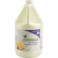 Dish Detergent, Liquid, 4 L, Lemon - Safeblend VCLEG04