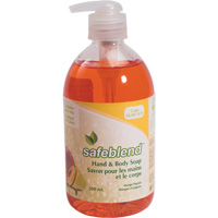 Hand & Body Soap, 500 ml, Mango & Papaya, Bottle - Safeblend HLMP5CD