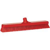 Deck & Wall Scrub Brush, Stiff Bristles, 19", Polyester, Red - Vikan 70624