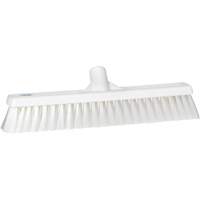 T&ecirc;te de balai-brosse pour petites particules, Crins Fin, 16-1/2", Polyester, Blanc - Vikan 31795