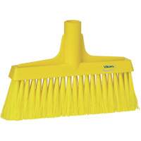 T&ecirc;te de balai droit, Crins Cors&eacute;/Fin, 10-1/4", Polyester, Jaune - Vikan 31046