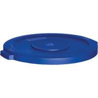 Couvercle pour contenant &agrave; d&eacute;chets, Couvercle plat, Plastique, Convient aux contenants 22" dia. - M2 Professional WM-PRH3232G-L-BL