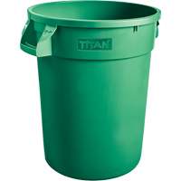 Contenant &agrave; d&eacute;chets, Poly&eacute;thyl&egrave;ne, 32 gal. US - M2 Professional WM-PRH3232-GN