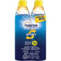 &eacute;cran solaire r&eacute;sistant &agrave; l'eau Sport, FPS 30, A&eacute;rosol - Coppertone 056594015074