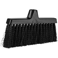 ColorCore Angle Head Broom, Medium Bristles, 10", Polypropylene, Black - Vikan 310119