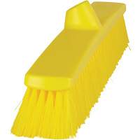 ColorCore Push Broom, Fine Bristles, 24", Polypropylene, Yellow - Vikan 316316