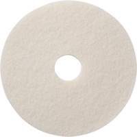 Tampons &agrave; polir pour planchers, 20", Polissage, Blanc - Americo 401220