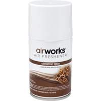 AirWorks&reg; Metered Air Fresheners, Cinnamon Spice, Aerosol Can - Hospeco 07906
