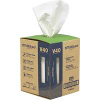 Essuie-tout de s&eacute;rie de qualit&eacute; V40 TaskBrand, Tout usage, 12" lo x 10" la - Hospeco N-V040CGW