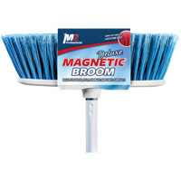 Balai magn&eacute;tique &agrave; t&ecirc;te plate avec manche, pour l'int&eacute;rieur, Longueuer de 48" - M2 Professional BM-4300-BL