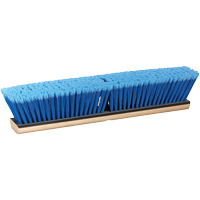 Flagged Push Broom Head, 24", Fine, PVC Bristles - M2 Professional PB-BT24