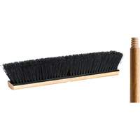 Balai-brosse avec manche, 18", Moyen, Soies Tampico - M2 Professional 