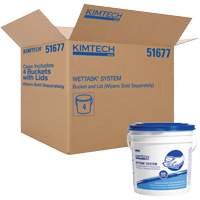 WetTask Wiping System Bucket with Lid - Kimberly-Clark 51677