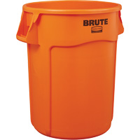 Contenant a&eacute;r&eacute; &agrave; haute visibilit&eacute; de Brute, Plastique, 32 gal. US - Rubbermaid 2119308