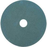 Tampon pour planchers, 20", Brunissage, Aqua - 3M F-3100-AQU-20