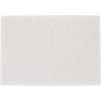 Natural Blend Pad, 14" x 28", Buffing/Cleaning/Polish, White - 3M F-4100-WHT-28X14