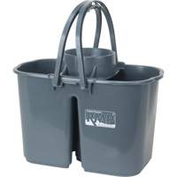 Mop Pail & Wringer, Strainer, 3.75 US Gal.(15 Quart), Grey - RMP Maintenance Products 