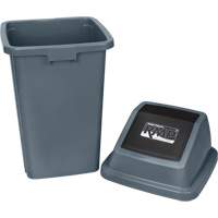 Garbage Can, Plastic, 26 US gal. - RMP Maintenance Products 