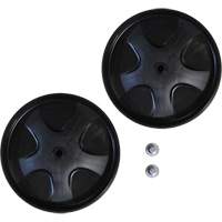 Roues de rechange avec capuchons &agrave; pression pour chariot &agrave; d&eacute;chets - Rubbermaid Specialmade FG9W27L10000