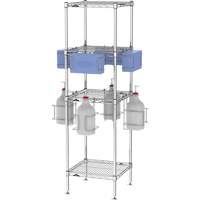 PPE Sanitizing Tree with Shelves - Metropolitan Wire CR181863-PPET