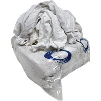Chiffons de nettoyage, Coton/Molleton, Blanc, 25 lb - Rotex RD415-B25