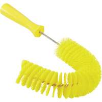 Brosse recourb&eacute;e, Soies Moyen/Ferme, Longueur de 15-1/2", Jaune - Vikan 53726