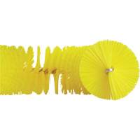 Brosse recourb&eacute;e, Soies Moyen/Ferme, Longueur de 15-1/2", Jaune - Vikan 53726