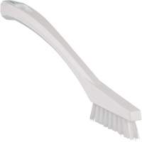 Brosse &agrave; recoins, Soies Tr&egrave;s ferme, Longueur de 8", Blanc - Vikan 44015