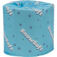 Snow Soft Premium Toilet Paper, 2 Ply, 500 Sheets/Roll, 145' Length, White - Sunset Converting Corporation 7500