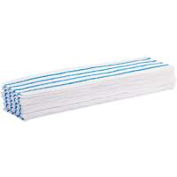 Disposable Mop Pad, Hook and Loop Style, Microfibre, 18" L x 4" W - Hygen 2134282