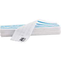 Disposable Mop Pad, Hook and Loop Style, Microfibre, 18" L x 4" W - Hygen 2134282