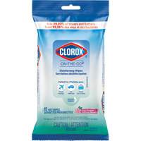 Lingettes d&eacute;sinfectantes On the Go, 15 lingettes - Clorox 55500557936