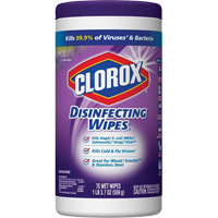 Lingettes d&eacute;sinfectantes, 75 lingettes - Clorox 55500011612
