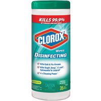 Lingettes d&eacute;sinfectantes, 35 lingettes - Clorox 55500016020