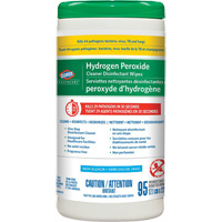 Lingettes d&eacute;sinfectantes et nettoyantes &agrave; base de peroxyde d'hydrog&egrave;ne Healthcare, 95 lingettes - Clorox 55500014569