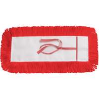 Vadrouille &agrave; &eacute;pousseter Static-H, Style &agrave; attacher, Nylon, 18" lo x 5" la - M2 Professional DM-STH518-RD