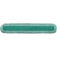Tampon avec frange pour vadrouille &agrave; &eacute;pousseter Hygen, Style Boucles et crochets, Microfibre, 52" lo x 9" la - Rubbermaid FGQ44900GR00