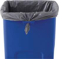 Untouchable&reg; Square Recycling Container, Bulk, Plastic, 23 US gal. - Rubbermaid FG356973BLUE