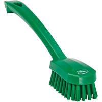 Small Utility Brush, Medium Bristles, 10-1/4" Long, Green - Vikan 30882