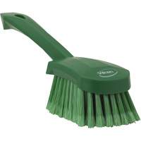 Brosse &agrave; r&eacute;curer avec manche court, Soies Doux, Longueur de 10", Vert - Vikan 41942