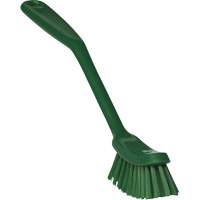 Brosse &agrave; vaisselle &eacute;troite, Soies Moyen, Longueur de 11", Vert - Vikan 42872