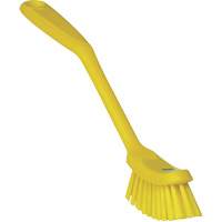 Brosse &agrave; vaisselle &eacute;troite, Soies Moyen, Longueur de 11", Jaune - Vikan 42876