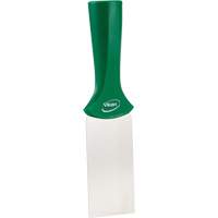 Grattoir en acier inoxydable avec poign&eacute;e montable sur manche, Vert, 2" la x 8" lo - Vikan 40102