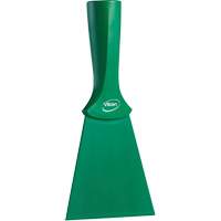 Grattoir en nylon avec poign&eacute;e filet&eacute;e, Vert, 4" la x 8" lo - Vikan 40122