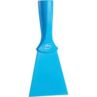 Grattoir en nylon avec poign&eacute;e filet&eacute;e, Bleu, 4" la x 8" lo - Vikan 40123