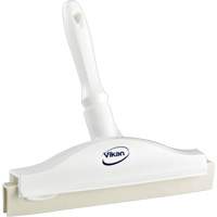 Raclette &agrave; lame double ultra hygi&eacute;nique, 10", Blanc - Vikan 77115